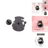 Stylish Alloy Cartoon Character Brooch Doctor Mask Inspired Badge For Fashion Enthusiasts
