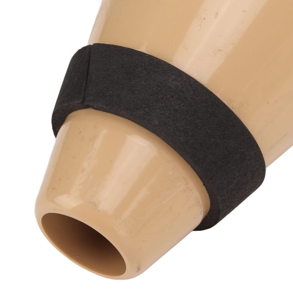 ABS Material Trumpet Practice Mute Wood Color Trumpet Cup Mute For Trumpet Practice