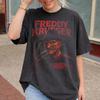 Vintage Horror Freddy Krueger Shirt, Nightmare on Elm Street, Retro Slasher Movie T-Shirt, 90s Horror Villain Bootleg Tee, Dark Horror Tee