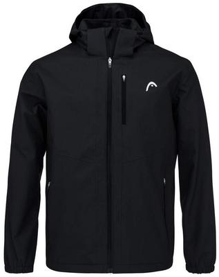 Mid-season Jacket Head Coach Hooded Jacket Black