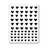 Nail Art Airbrush Sticker Stencil Hollow Heart Butterfly Bear Star French Template Nail Stickers Manicure Tool