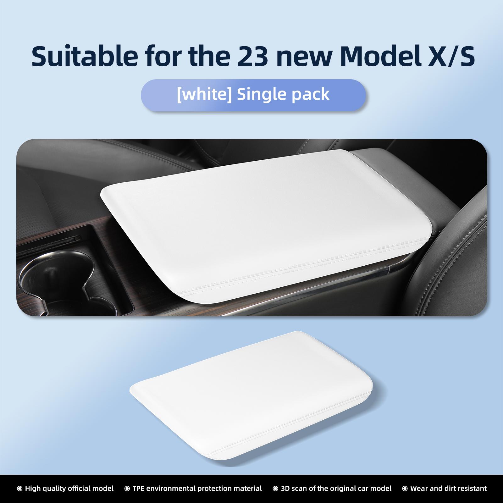

Для Tesla Model X центральная консоль подлокотник защитный чехол модель S подлокотник защитный коврик TPE чехол 2025 2025 автомобильные аксессуары