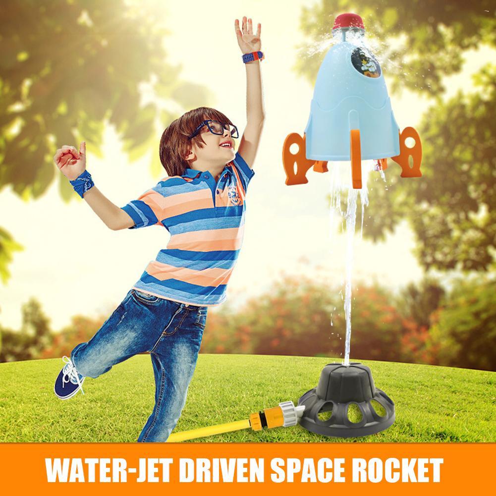Rocket Launcher Toy Outdoor Water Sprinkler Garden Lawn Water Sprinkler Spray Garden Sprinkler Irrigation Rocket Toys