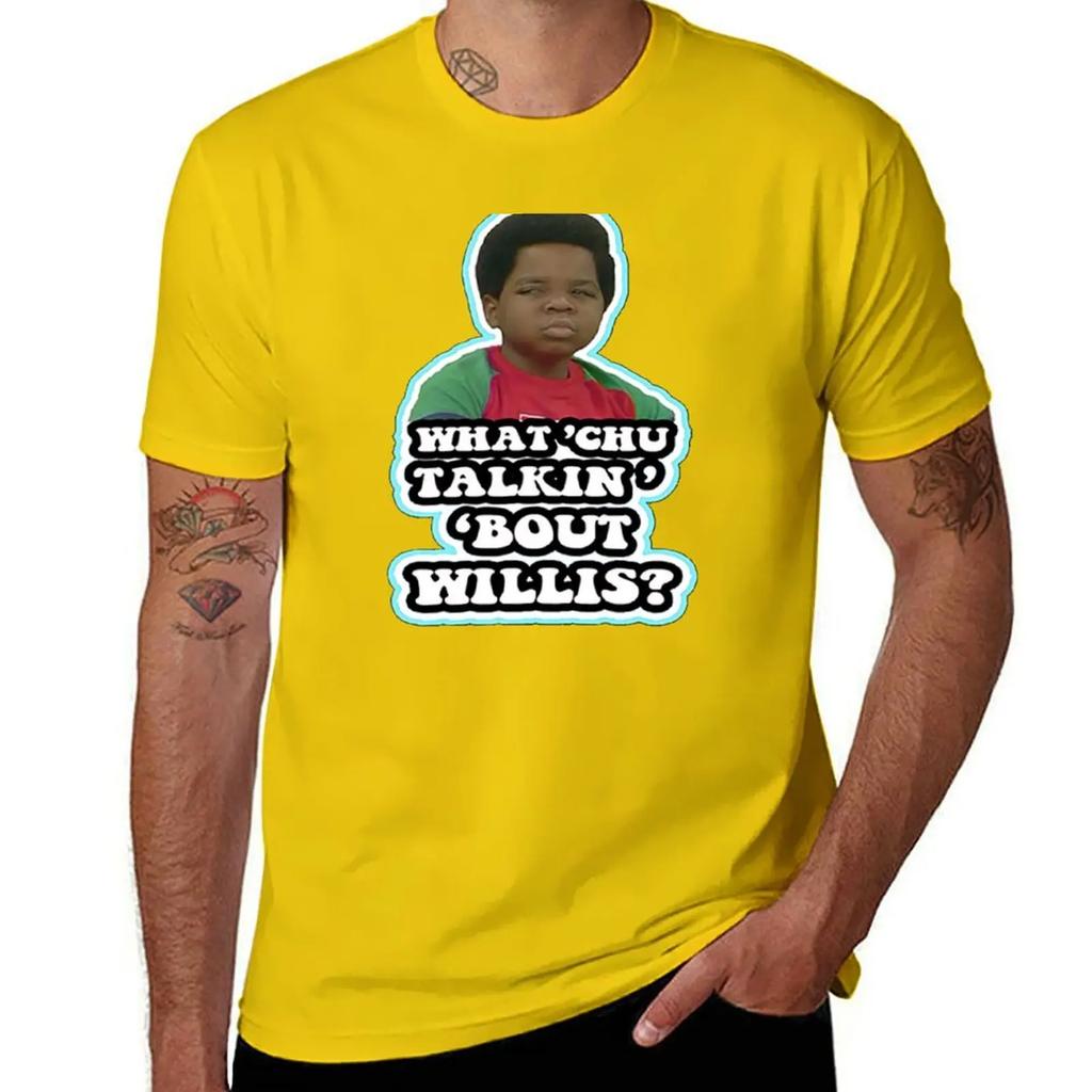 Whatchu talkin bout Willis Gary ColeUnisex Different Strokes TShirt plus sizes customizeds customs sports fans t shirts Unisex