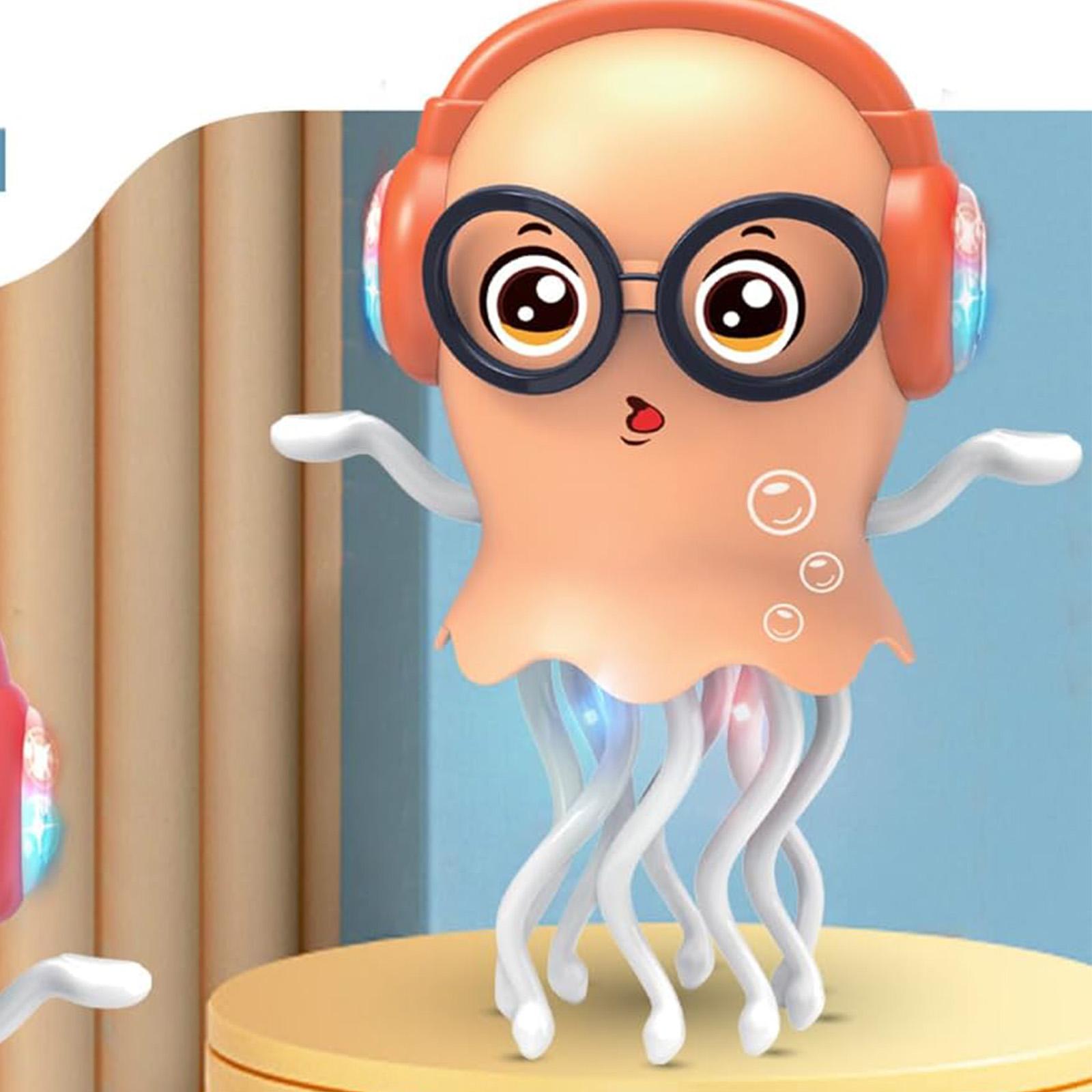 

Dancing Octopus Toy,Smart Tentacle Explorer,Crawling Dancing Automatic Obstacle Sensor Toys,Electric Crawling Octopus with LED Lights & Music