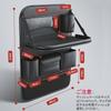 Hopeholic Car Seatback Pocket with Backseat Kick Multifunctional Car Storage iPad Storage Dish Drink Convenient Car Large Leather Long Black Table,
