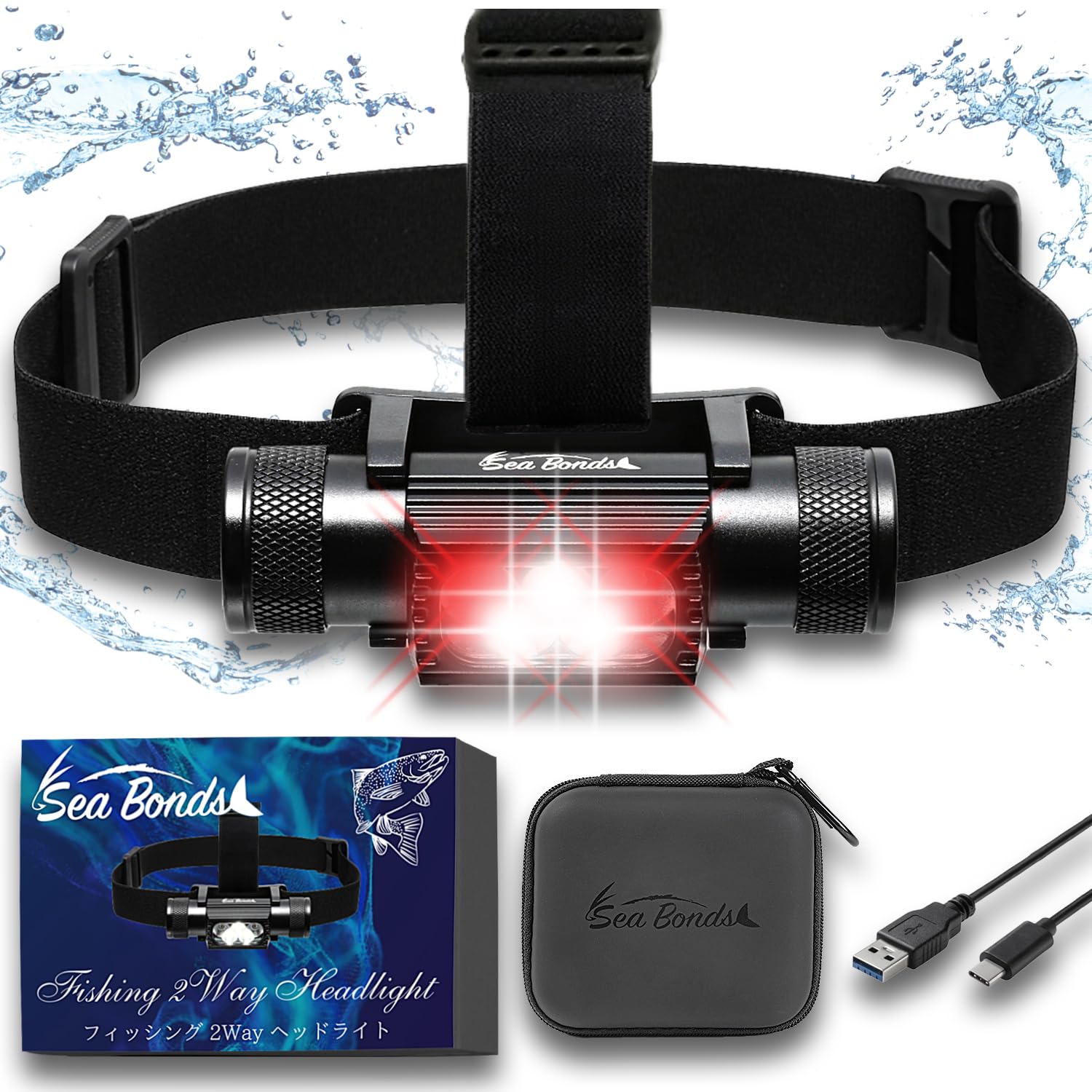 

Seabons Headlamp 1000 Lumens SPEC2 High Model 3350mAh чёрный