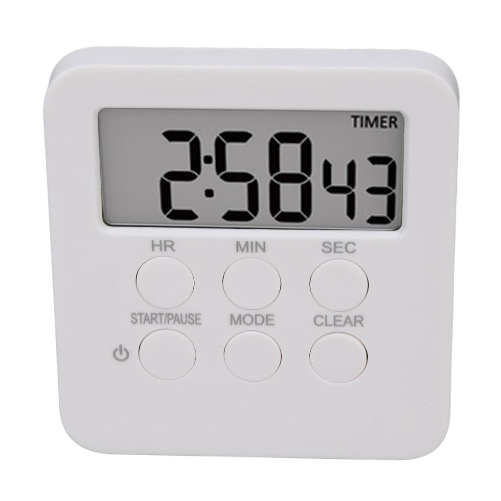 Digital Kitchen Timer 3 Sound Modes Countdown Countup Timer Time Management Tool with Memory
