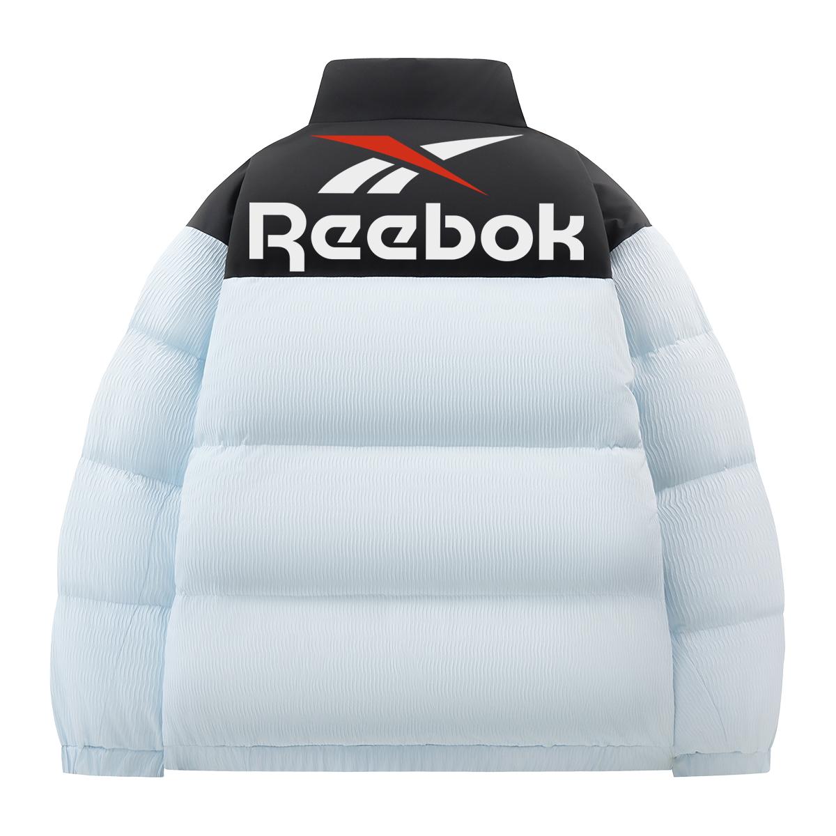 Reebok dūnu jakas Unisex Stāvapkakle Vidēja
