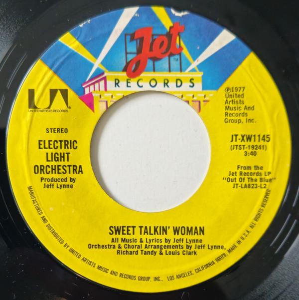 7inch Record ELECTRIC LIGHT ORCHESTRA - Sweet Talkin' Woman JTXW1145 Jet Records 1978 UK Rock Used