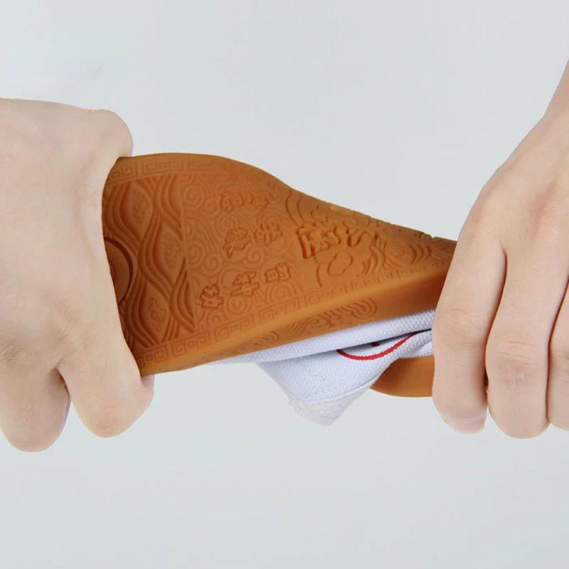 Mode Tai Chi Schuh Sehne Sohle Qualität Kampfsport Schuhe Canvas Weiche Sohle Übung Kung Fu Schuhe Paar Sneaker