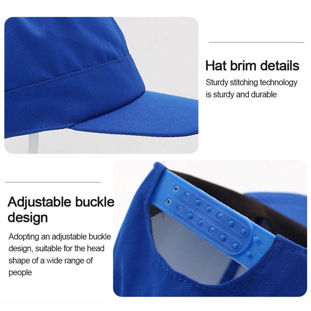 Adjustable Work Cap Lightweight Workshop Cap New Catering Cap Factory Workshop