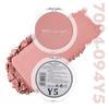MISS ROSE Round Texture Blush Palette Waterproof Non Smudge Natural