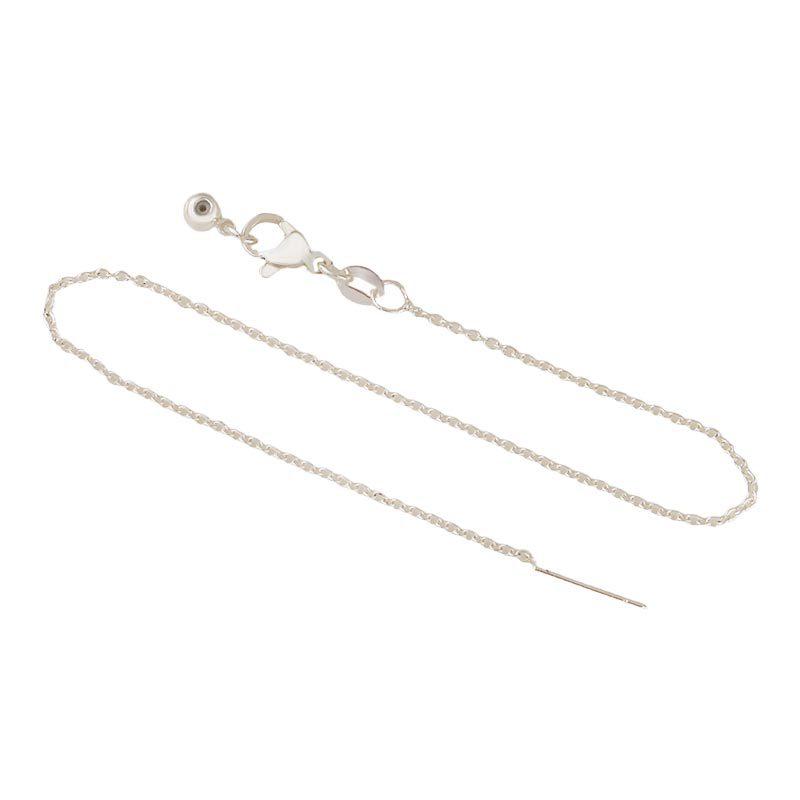 Universelles Stift-Typ O-Ketten-Kugelketten-Kastenschloss Verstellbares Armband Universalkette Blankokette Handgefertigter DIY-Schmuck