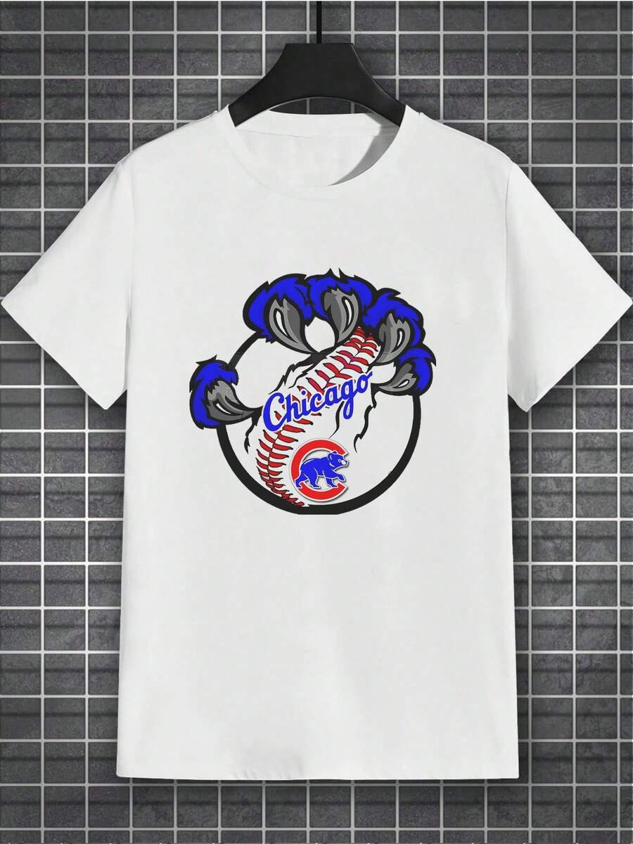 

Baseball Claw Unisex s Funny T-Shirts Chicago Cubs Baseball Fan Funny T-Shirts S