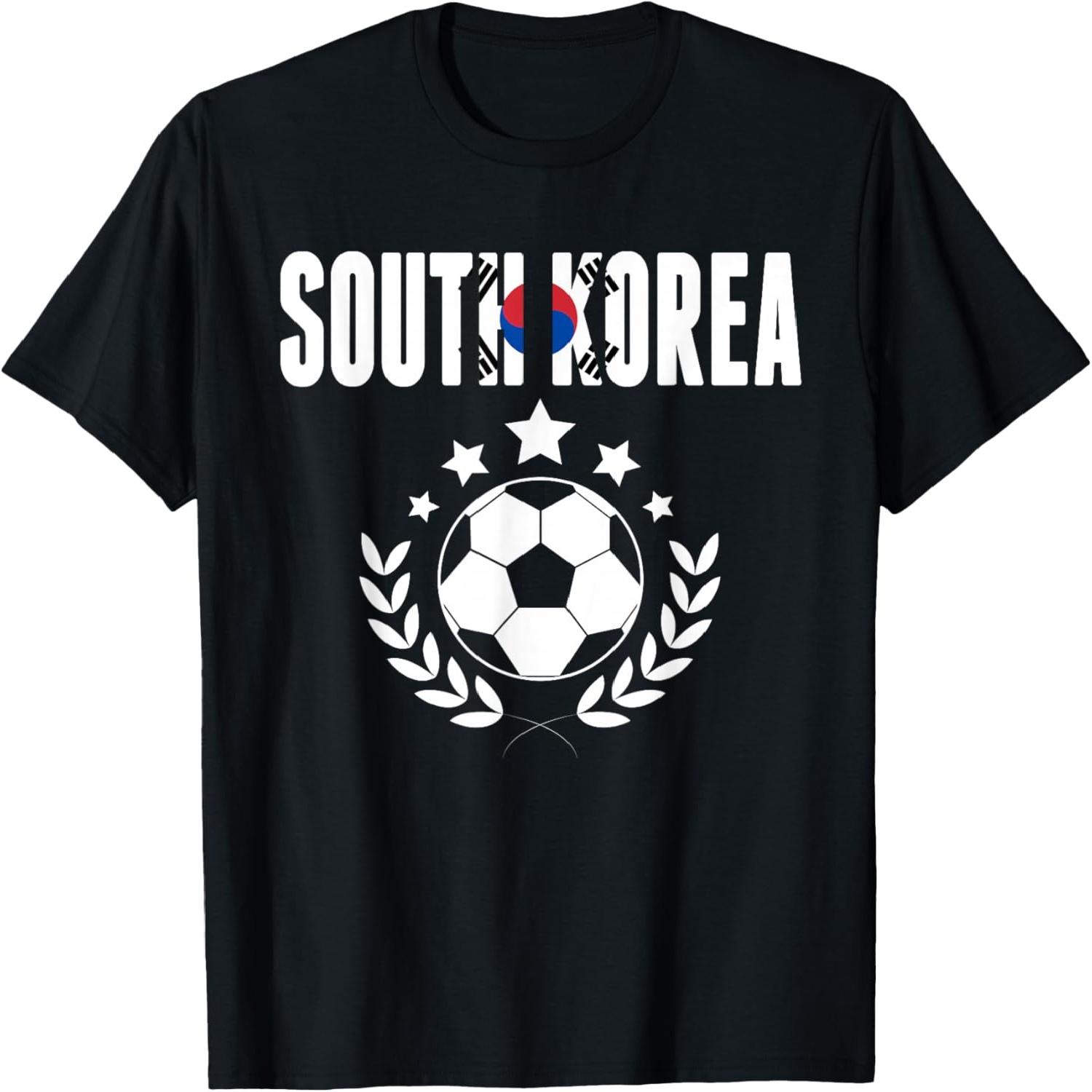 South Korea Soccer Fans Jersey - Korean Flag Football Lovers T-Shirt S