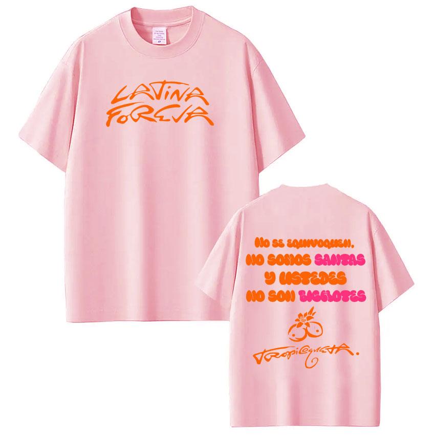 2026 Singer Karol G Latina Foreva Album Merch Maglietta Grafica Streetwear Uomo Cotone Manica Corta Tendenza Estetica Top Unisex