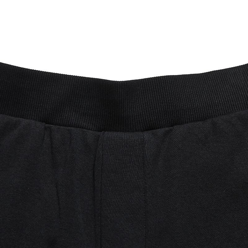 FILA White Fashion Simple Classic Versatile Comfortable Fleece Lined Knitted Casual Pants Men bottoms Black F11M543604FBK