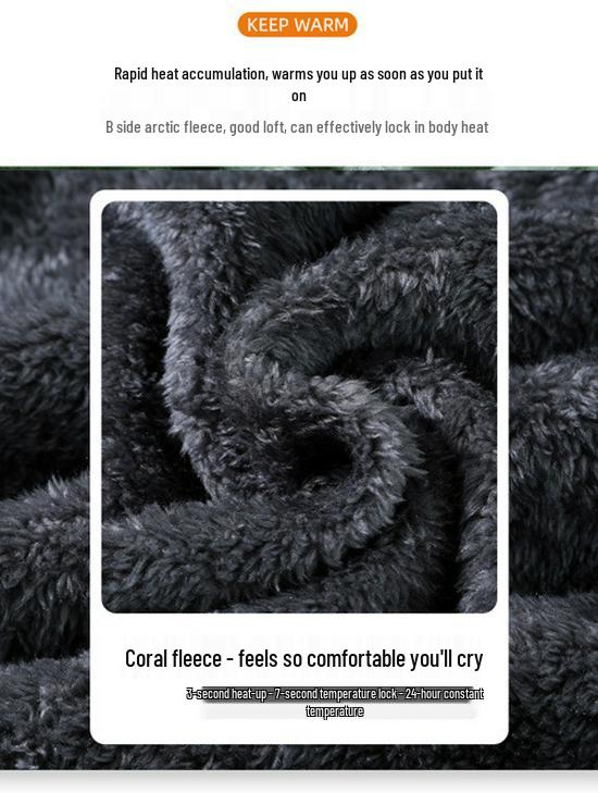 Boys and Women's Double-Sided Coral Fleece Jacket - Warm, Thickened Autumn/Winter Cardigan for Outdoor Use