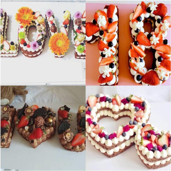 0-9numbers  8 Inch Letters Numbers Shape Number Style Digital Shape Cake Mold Decorating Tools DIY B