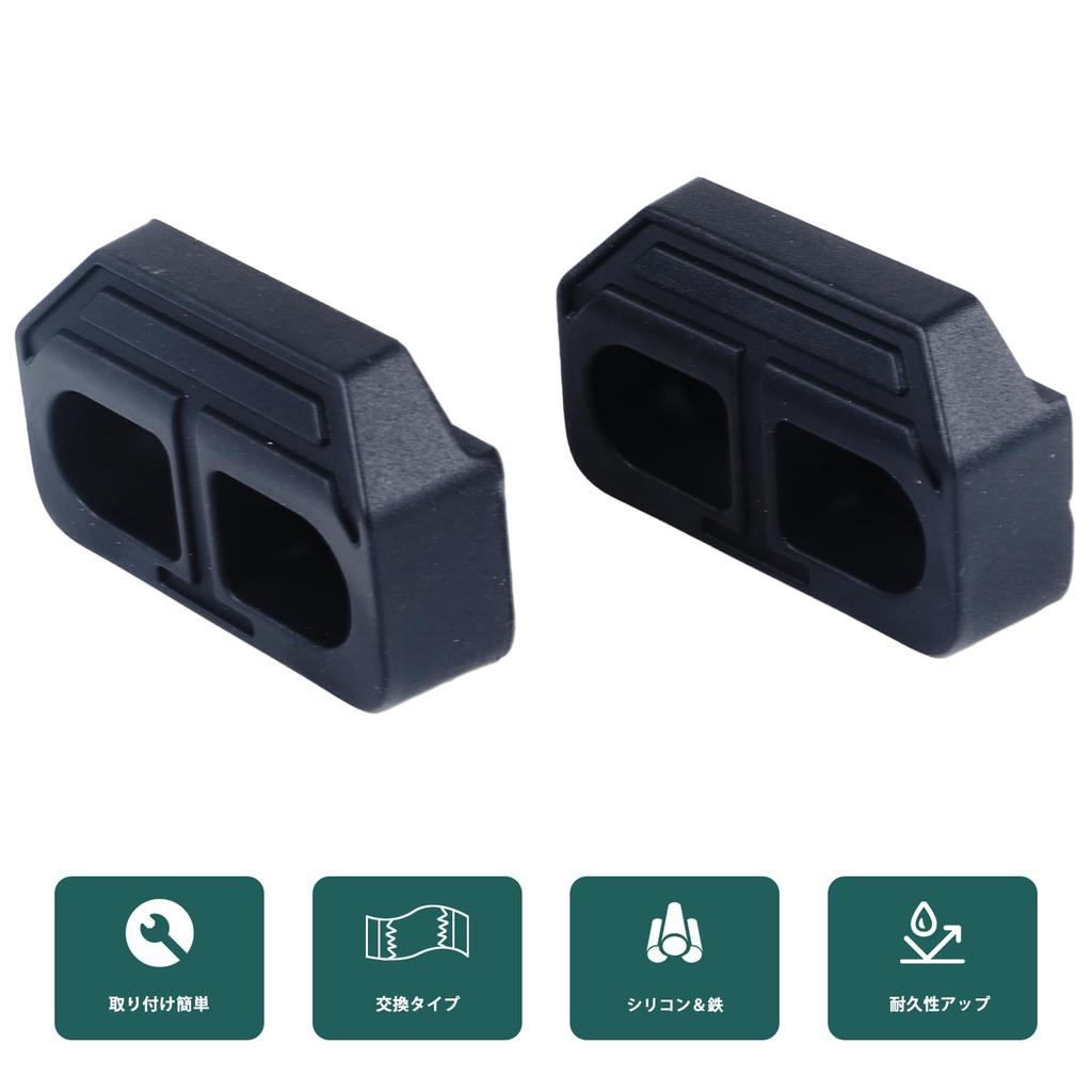 Hcilloend Door Wedges for the New Mazda Roadster Silicone Iron Door Wedge Custom Accessory ND, & Pieces, (Black)