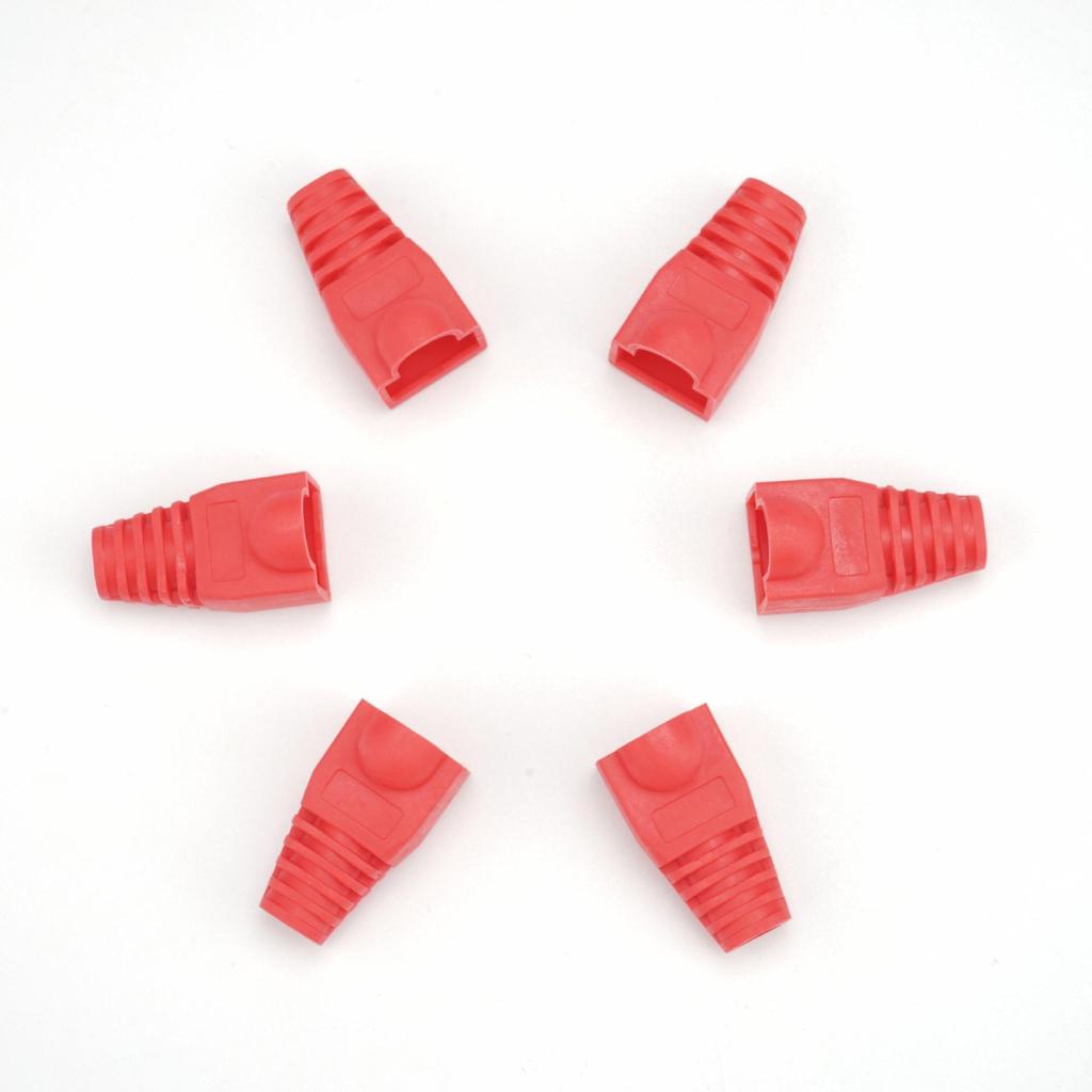 RJ45 PVC Colored Crystal Head Protective Sheath and Tail Cover