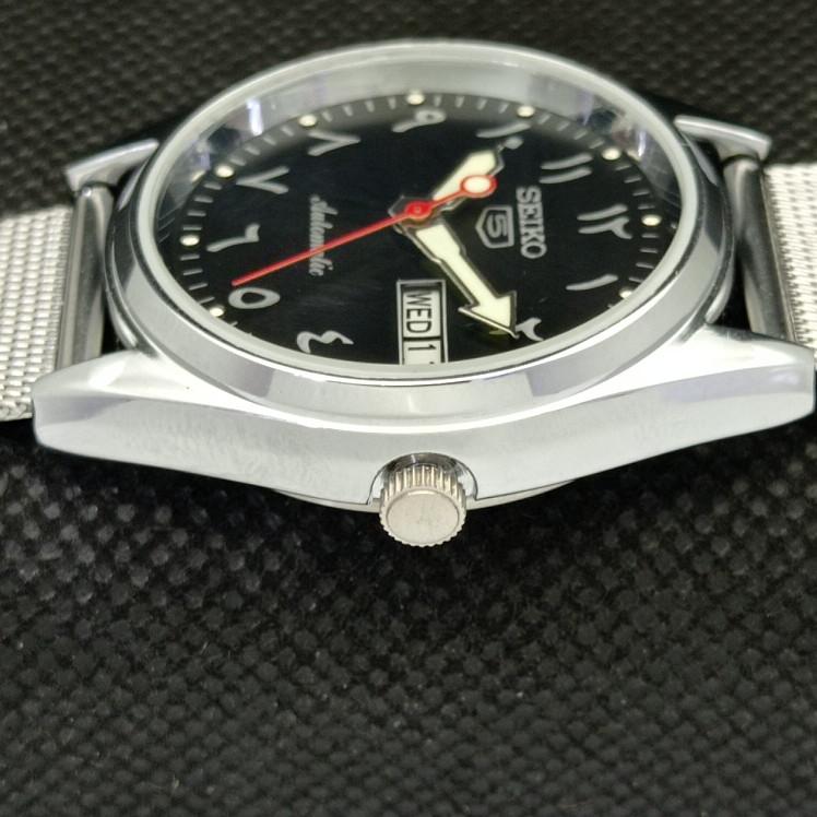 REFURBISHED VINTAGE SEIKO 5 AUTOMATIC 6309A JAPAN MENS ARABIC WATCH A318703-9 Seiko-a318703-1