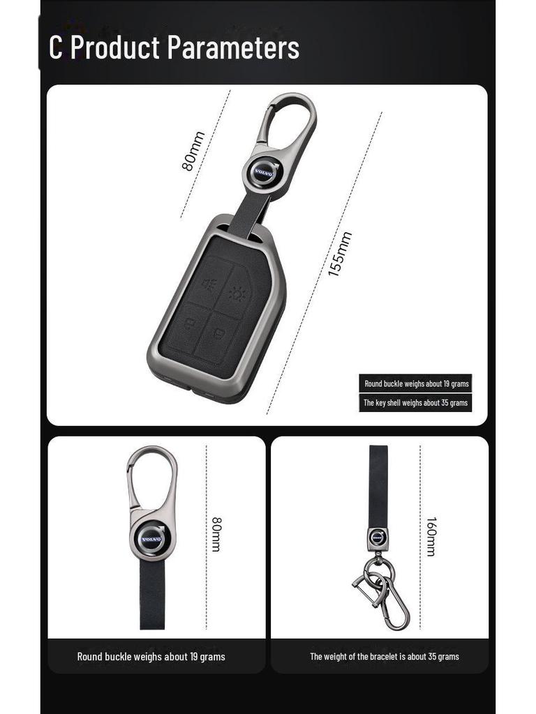 Volvo FM/FH16 Heavy Truck Key Cover: Enhanced Remote Control Protection & Styling