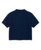 LEE Women Collared Crop Short Sleeve Knit Navy