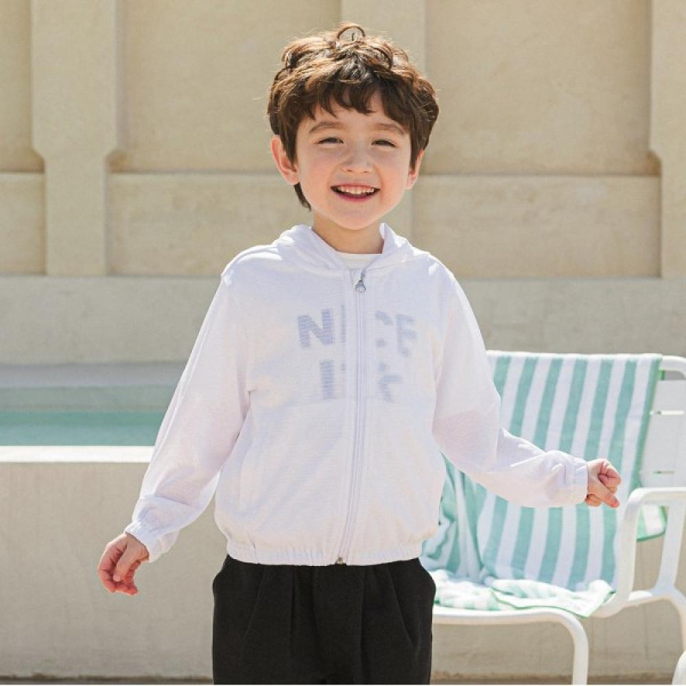 

[olivan] Летняя крутая толстовка с капюшоном на молнии белого цвета white/140