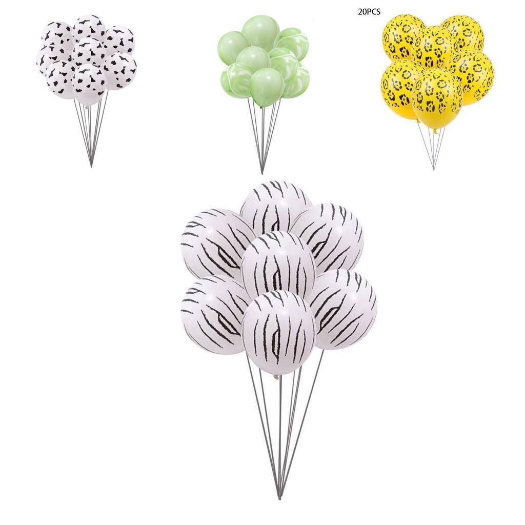 12 Inches Safari Theme Birthday Balloons Featuring Adorable Jungle Animal Designs For Festive Celebrations