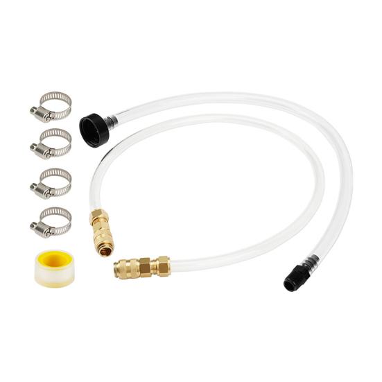 Hydraulische Lenkung Entlüftungskit Leckresistent Schnellanschluss Universal Hydrauliklenkflüssigkeit Einfüllschlauch-Kit Bootswerkzeug