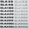 Car Tail Trunk Letters Logo Emblem Badge Sticker For GLA Class 4MATIC X156 H247 45 GLA250 GLA200 GLA220d GLA250e