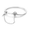Original Copper-plated S925 Silver Bracelet Clover Dream Catcher Snake Bone Chain Pendant American Bracelets