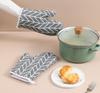 Anti Scald Gloves, Kitchen Microwave Oven, Thickened Grid Oven, Heat-resistant Gloves, Heat-resistant Baking
