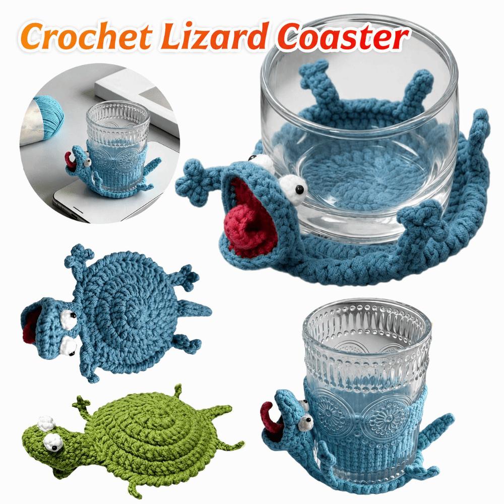 Cartoon Knitted Animal Coaster Creative Drink Insulation Pad Gift Water Cup Mat Cafe Use