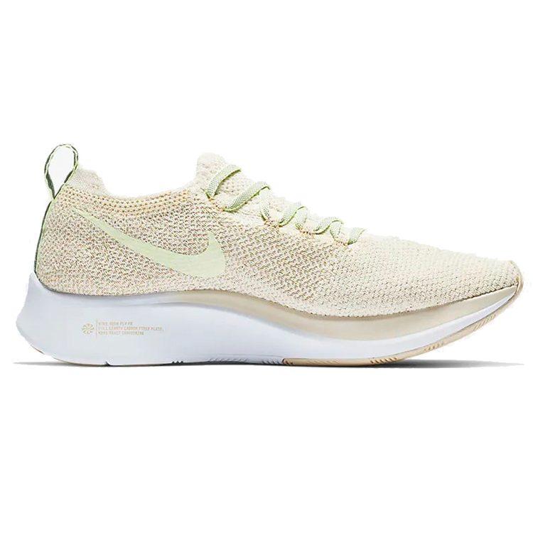 Nike Zoom Fly 1 Slip Resistant Lightweight Non slip Lightweight Low top Marathon Running Shoes Women's Beige Yellow AR4562-200