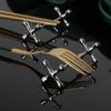 Metal Chopstick Rest Cutlery Rest Reusable Chopstick Stand Dining Utensil Rest Prevents Rolling for Spoons Forks Dining Table Home Party Wedding Use