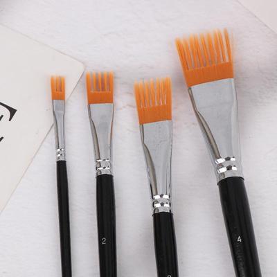 1/4 Stuks Nylon Borstel Aquarelkwasten - Verkrijgbaar In Meerdere Maten Voor Kunstenaars' Verscheidenheid Aan Schildersbenodigdheden