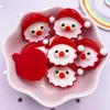 Resin Kawaii Colorful Santa Christmas Tree Snowman Gingerbread Man Flat Back Cartoon Figurines 10PCS Scrapbooks DIY Decor Crafts