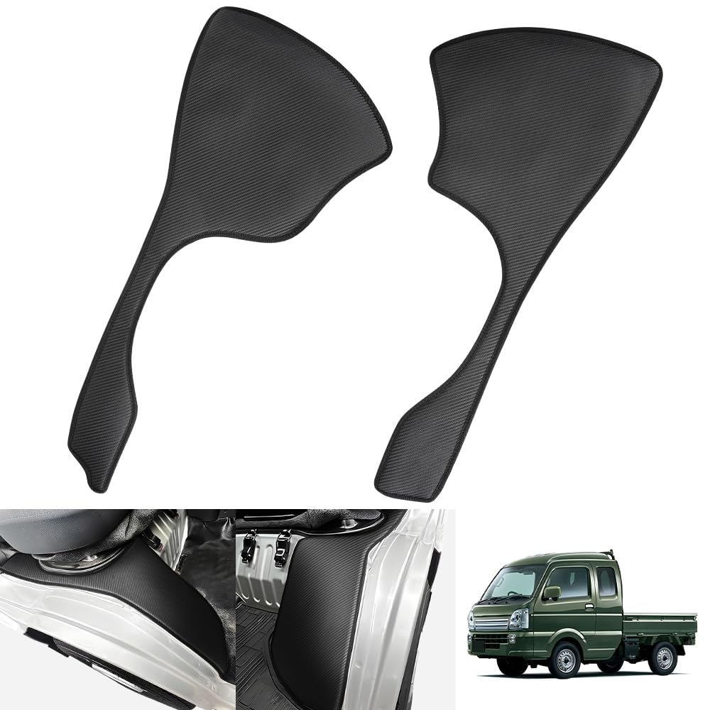 

SUNVIC Carry DA16T Защитные коврики для колесных арок Super Carry DA16T с защитой от ударов ногами для сидений, для грузовика Carry, кастомные, от царапин, оригинальные, защитные, напольные, комплект из 2 штук, SUPERCARRY чёрный