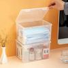 Transparent Large Capacity Mask Storage Box Household Mask Nose Medicine Storeage Compartment