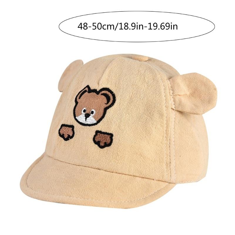 Breathable Beach Kids Bonnet Comfortable Headwear Polyester Hat Baby Baseball Hat Sun Protections Hat for 6-36 Month