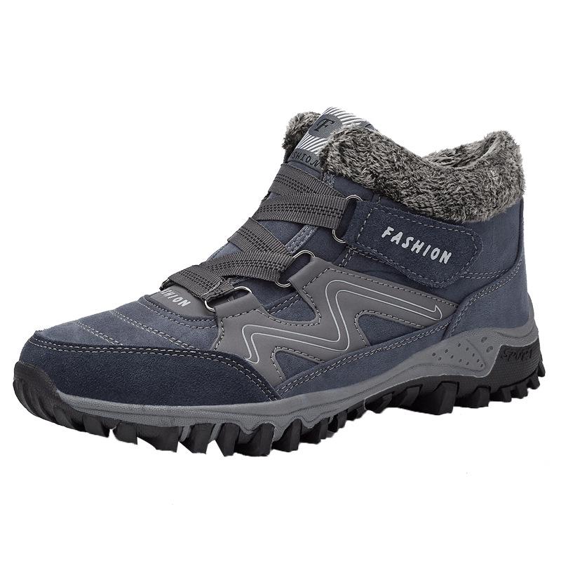 Winter large size outdoor sports low-top cotton shoes