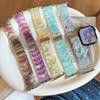 Marble Shell Pattern Resin Watch Band Butterfly Buckle Strap Compatible with Apple Watch Series 1–11 / SE / Ultra Fits 38–49mm