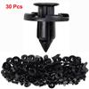30 Pcs 8mm Car Plastic Rivets Fastener Bumper Fender Push Clips for Nissan