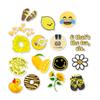 50 Pcs Cartoon Yellow Small Fresh Stickers Featuring Adorable Designs For Luggage Decoration