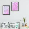 6/12Pcs Geometric Floral Templates 12x8in PET Drawing Stencils for Art Painting Card Making Kid Room Wall Decoration