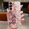 For Samsung S25 FE Case Luxury Butterfly Flower Silicone Soft Cover For Samsung S25FE S24 FE Transparent Protective Phone Cases
