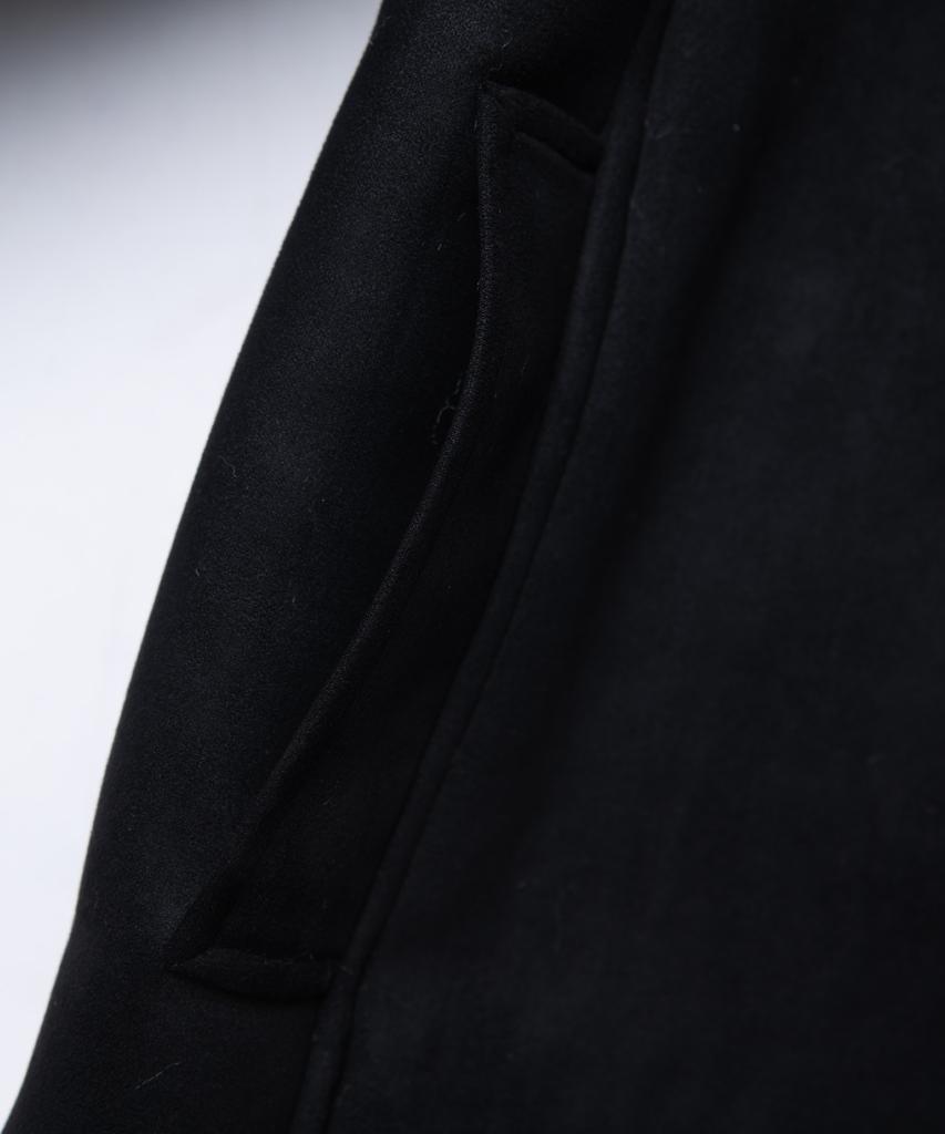 Place Studio Vintage Washed Minimal Suede Shearling Jacket_3 Colors